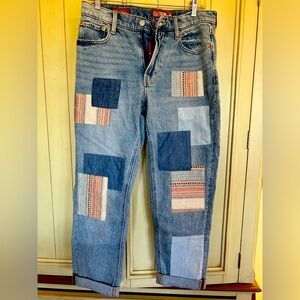 Lucky Brand Denim Jeans Patchwork Boyfriend